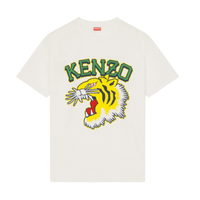 KENZO 凯卓 男女款圆领短袖T恤 FD65TS0084SG 米白色 XL