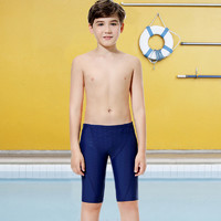 FASIBETTS 儿童泳裤男中大童五分泳裤青少年学生男孩游泳裤速干专业运动比赛