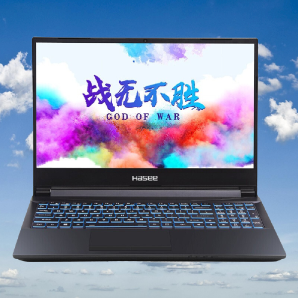 Hasee 神舟 战神Z8-CA5NB 十代酷睿版 15.6英寸 游戏本 黑色（酷睿i5-10200H、RTX 3060 6G、8GB ...
