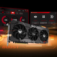 ASUS 华硕 TUF-RTX3060TI-O8G-GAMING 显卡 8GB 黑色