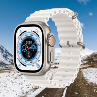 Apple 苹果 Watch Ultra 智能手表 49mm GPS+蜂窝网络款 钛金属原色表壳（GPS、血氧、ECG）