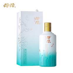 荷花 初春 酱香型白酒 53度 500ml*1瓶 单瓶装  纯粮酿造 大曲坤沙