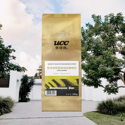 UCC 悠诗诗 印度尼西亚 中度烘焙 托那加综合咖啡豆 250g