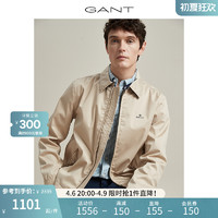 GANT甘特春夏男士时尚休闲拉链翻领短款通勤易搭夹克外套|7006049