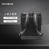 Samsonite 新秀丽 双肩包男士商务14英寸电脑包时尚牛皮革背包 TM0*001