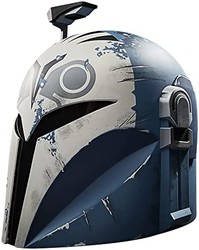 Star Wars 黑色系列 Bo-Katan Kryze 高级电子头盔,曼达洛利亚角色扮演收藏品