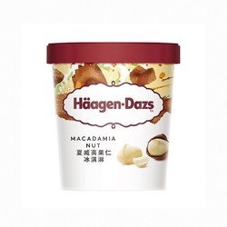 Häagen·Dazs 哈根达斯 夏威夷果仁冰淇淋 392g（赠81g）