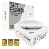 aigo 爱国者 ES1250W 电脑电源 金牌全模组 白色