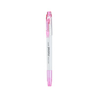 uni 三菱铅笔 PUS-103T 双头荧光笔 浅粉色 单支装