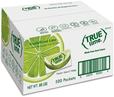 True Citrus LIME Water Enhancer，500 片（1 件装）|零卡路里无糖水调味料柠檬味
