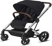 cybex Balios S Lux 婴儿车，正面朝向或父母方向座位，单手折叠，多位置斜倚
