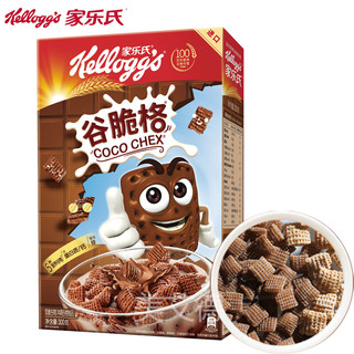 家乐氏（Kellogg）谷脆格可可味麦片 原装进口即食冲饮粗粮儿童学生谷物营养早餐 谷脆格300g