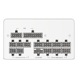 aigo 爱国者 ES1250W 金牌（90%）全模组ATX电源 1250W 白色