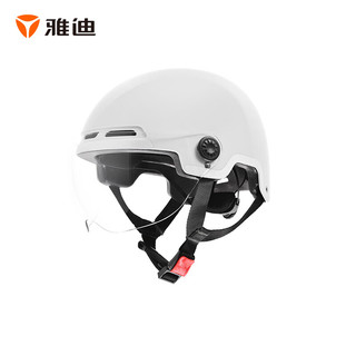 Yadea 雅迪 ML-0811M/L 骑行头盔 白色 半盔