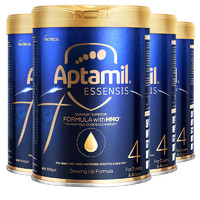 88VIP：Aptamil 爱他美 黑钻奇迹蓝罐系列 儿童奶粉 4段 900g*4罐
