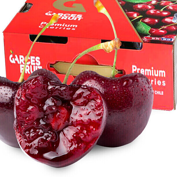 移动端、京东百亿补贴：京鲜生 3J级智利Santina车厘子 净重5斤礼盒装（果径30-32mm）