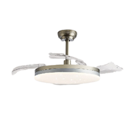 雷士 NVC Lighting照明 星系列 风扇吊灯 60W 无极调色 星空镍 米家智控款