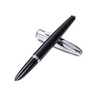 HERO 英雄 钢笔 1000 黑杆银夹 F尖 单支礼盒装