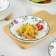 树谷餐具碗碟套装家用吃饭陶瓷碗盘创意盘子可爱好看 7英寸饭盘1个装