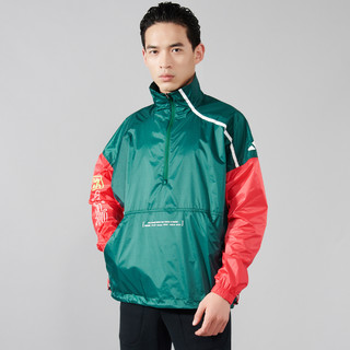 adidas 阿迪达斯 时尚拼色M JKT TRANS男款夹克无帽套头运动外套