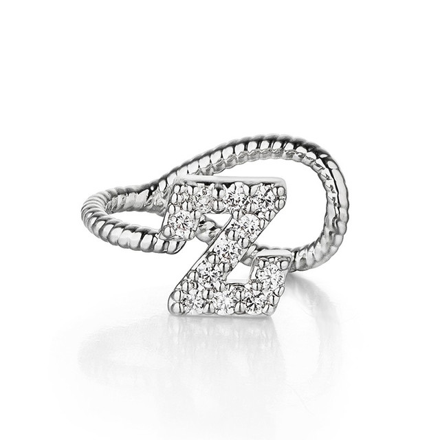 glam ever 字母单只耳骨夹送女友轻奢小众设计气质耳饰