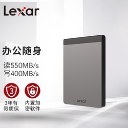 Lexar 雷克沙 SL系列 SL200 USB3.1移动固态硬盘 Type-C 512GB 灰色