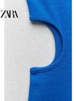ZARA 新款 女装 镂空装饰迷你连衣裙 3253312 400