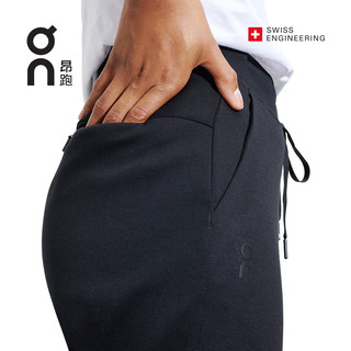 On昂跑 新一代女款舒适运动跑步长裤 Sweat Pants Black 黑色 L