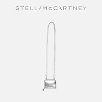 STELLA McCARTNEY 斯特拉·麦卡特尼 [LOGO]Stella McCartney拉链双层皮夹钱包银白色迷你单肩背包