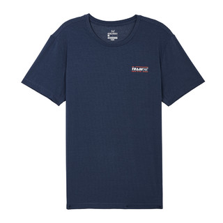 夏季新款男式运动圆领短袖男装运动T恤 XL 冥王蓝