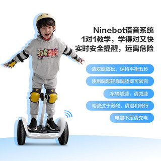 九号（Ninebot）电动平衡车L6 9号儿童成人礼物智能体感车骑行代步车腿控电动车 L8酷黑色手扶套装（好玩又安全）