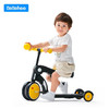 Bebehoo 儿童滑板车可坐可骑推三合一多功能童车2-3-6岁男女宝宝脚踏三轮车 S1-奥地利黄