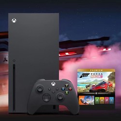 Microsoft 微软 Xbox Series X 游戏机+《极限竞速：地平线5》游戏高级版