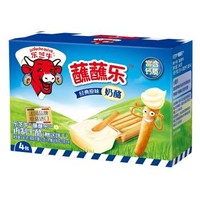 乐芝牛 蘸蘸乐儿童奶酪饼干棒经典原味奶酪140g/盒