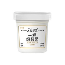 新希望 一桶原味纯酸奶 340g