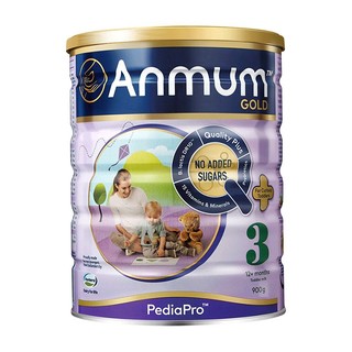 Anmum 安满 婴儿配方奶粉3段牛奶粉新西兰进口12-36个月900g*6罐