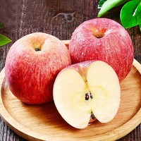 PLUS会员：水果蔬菜 红富士苹果 特大果2.5kg含箱 果径85-90mm