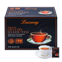 Luxway 乐卡斯 斯里兰卡乐卡斯锡兰红茶100g/盒50包袋泡红茶包红茶茶叶 1件装