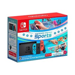 Nintendo 任天堂 日版 Switch 续航增强版+Switch Sports运动数字版游戏套装