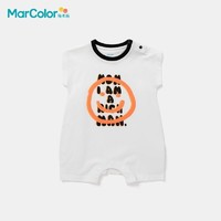 MarColor 马卡乐 森马旗下-森马集团旗下马卡乐童装2021夏新款新生儿衣服笑脸印花