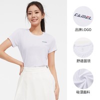 CAMEL 骆驼 运动短袖速干衣T恤女夏季跑步健身服透气半袖衫上衣体恤