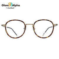 CHARMANT 夏蒙 眼镜框男女复古圆框潮人时尚眼镜可配近视镜GA38103