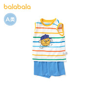 巴拉巴拉 男童运动套装宝宝夏装两件套婴儿衣服童装潮洋气可爱萌趣