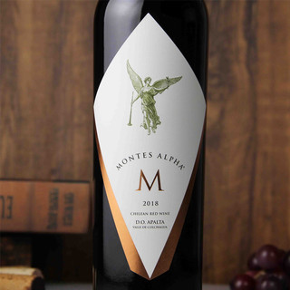 蒙特斯montes欧法大M干红葡萄酒智利名庄原瓶进口红酒整箱2019年