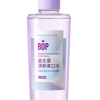 BOP 波普专研 益生菌清新漱口水瓶装 多肉葡萄 500ml