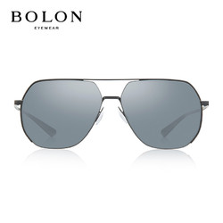 BOLON 暴龙 男士太阳镜 BL7021D10 黑框黑片 61mm