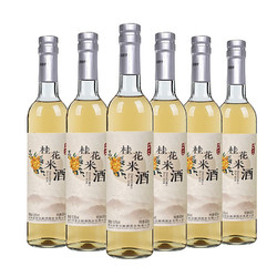 TONGLI HONG 同里红 江南特产  桂花米酒490ml*6瓶 整箱装