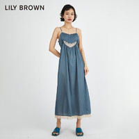 Lily Brown 家居系列春夏新品 舒适蕾丝吊带连衣裙LWCO211167