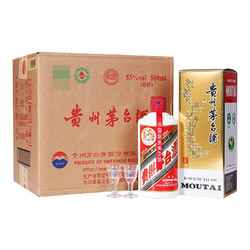 MOUTAI 茅台 年货好礼：MOUTAI 茅台 贵州茅台酒 53度飞天茅台 酱香型白酒收藏礼盒 53度 500mL 6瓶 原封箱 2023年