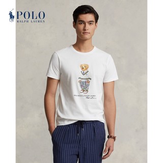 RALPH LAUREN 拉尔夫·劳伦 男士圆领短袖T恤 RL16739 白色 L